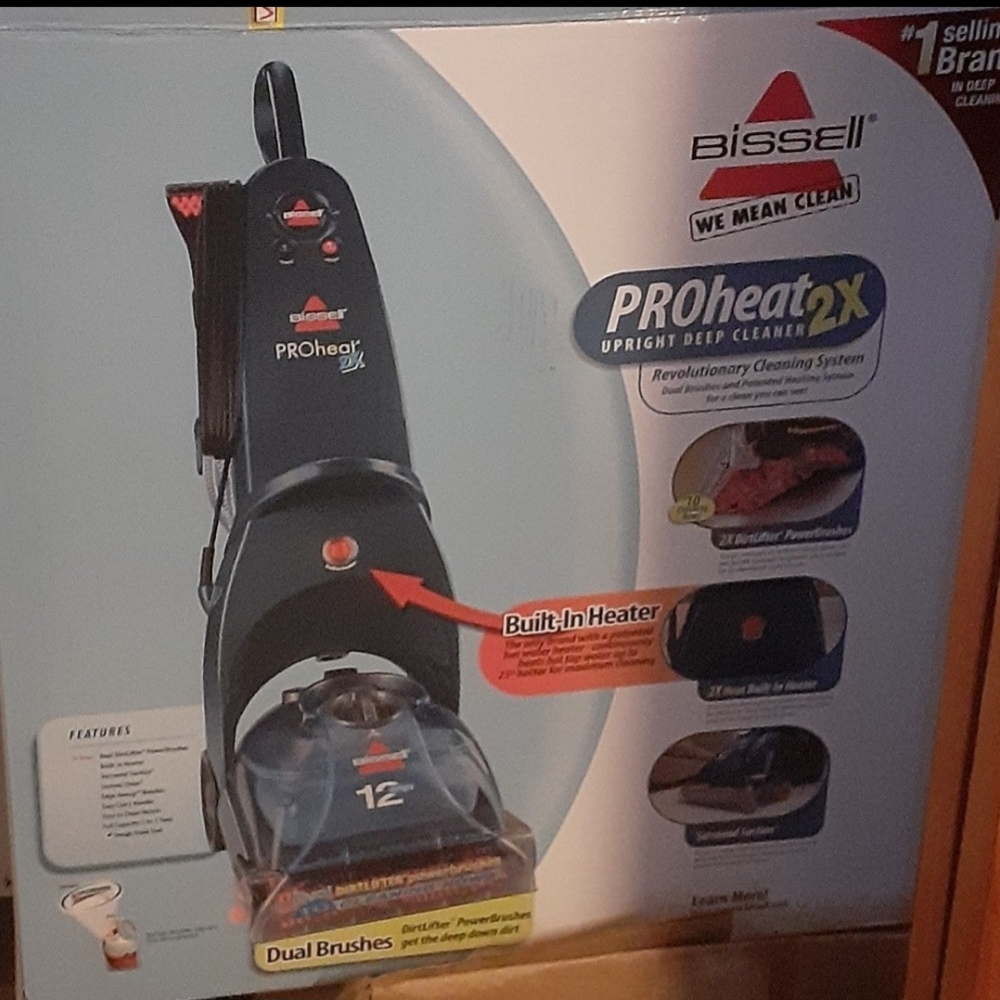 Bissell ProHeat 2X Blue Upright Cleaner